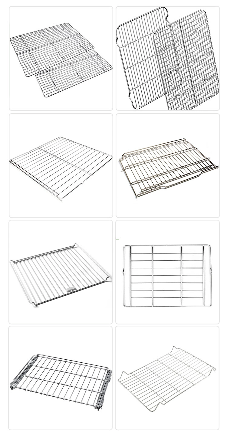 Hot Sale Non-Stick Stainless Steel Food Rack Baking Cooling Rack for Pizza Bread Barbecue