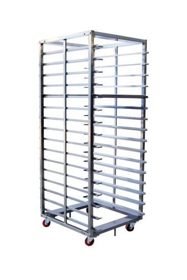 Bakery Tray Rack Trolley Stainless Steel Pan Rack for Baking and Cooling